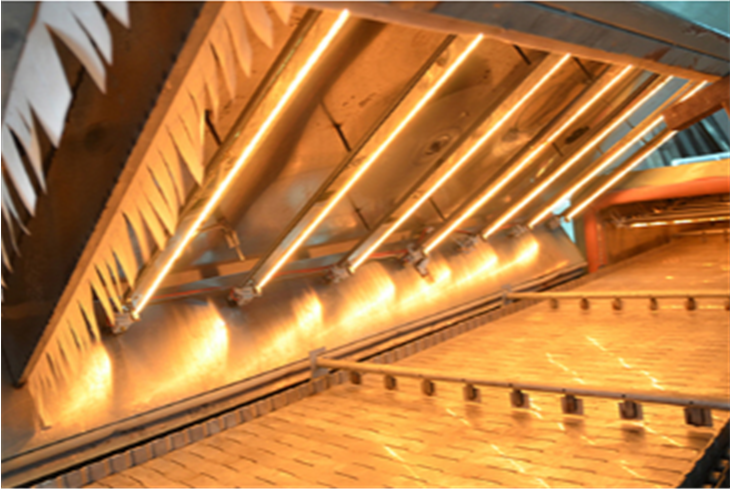 warming display ceramic heater for rapid heating
